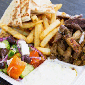 Open Charcoal Yiros Box