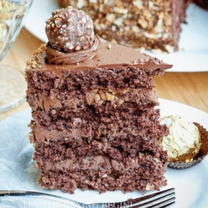 Ferrero Rocher and Nutella Cake