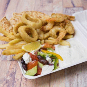 Open Calamari and Prawn Pack